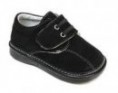 Black Suede Squeaker Dress Shoe